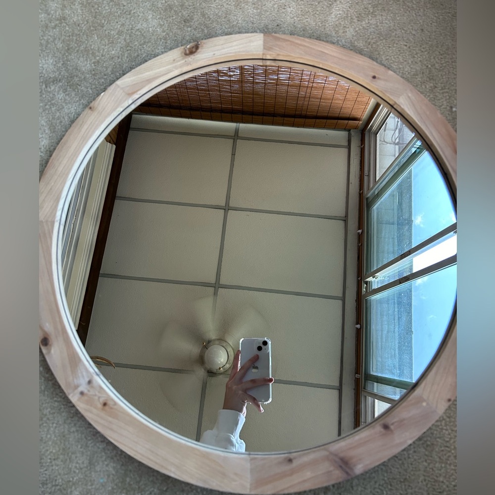Wooden Mirror